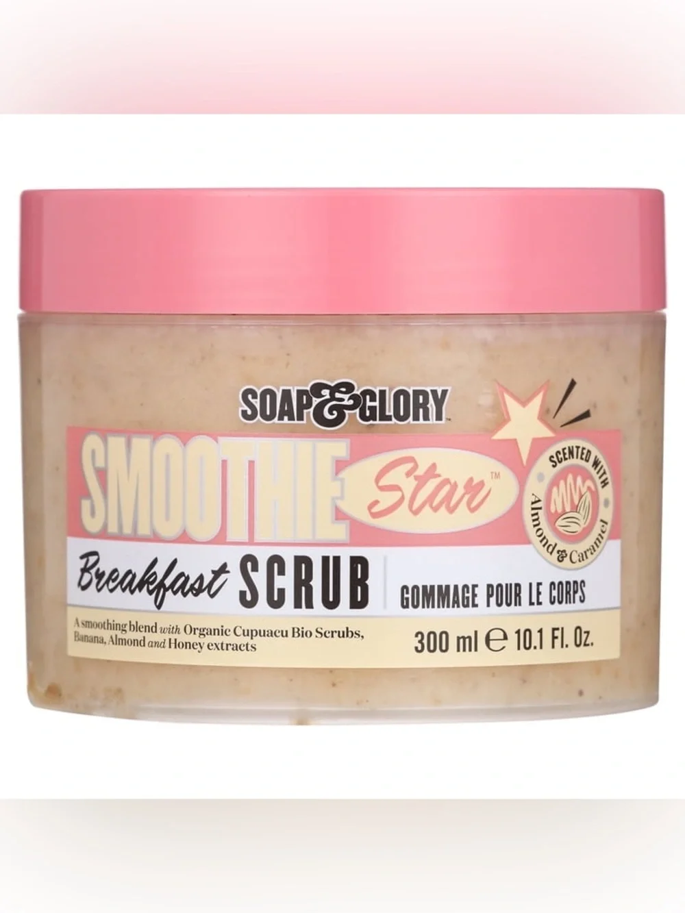 Soap & Glory Gommage Smoothie Star Breakfast Scrub Almond Caramel NEW